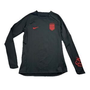 Nike USWNT Strike Drill Performance Womens Medium Shirt Quarter Zip 1/4 Zip